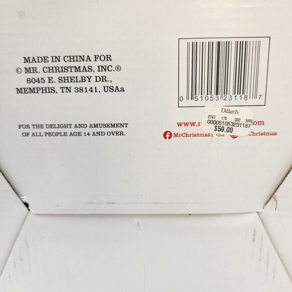 Mr. Christmas Ceramic Gingerbread House Light-Up Hand-Painted - Picture 9 of 15